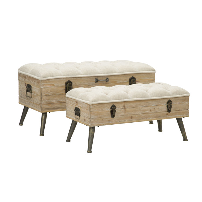 Union Rustic 2-tlg. Hocker-Set Signal Mountain | Wayfair.de